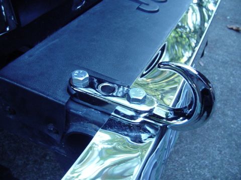1989 Ford Bronco - The threaded holes were already in the frame for the hooks