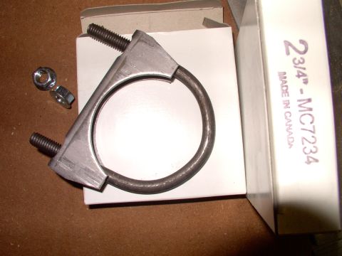 1990 Lincoln Town Car - With the tailpipe being clamped "over" the muffler stub I'll be using these 2 3/4" clamps.
