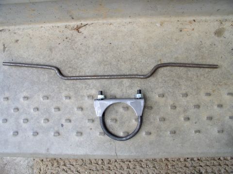 1990 Lincoln Town Car - Next step, add 2 3/4" muffler clamp...