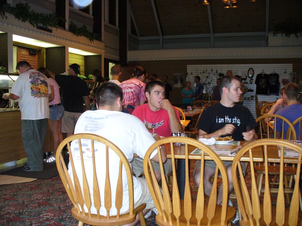 People dining inside a restaurant