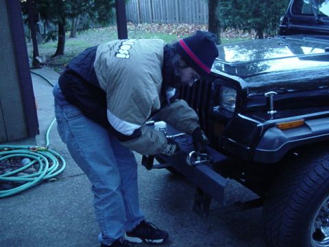1989 Ford Bronco - And tightening them down