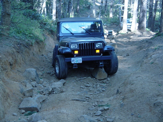 Whoops, a little rock in the way