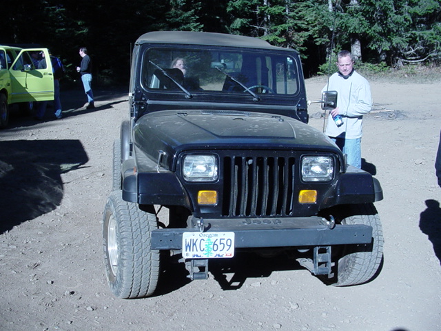 Jeep at the top