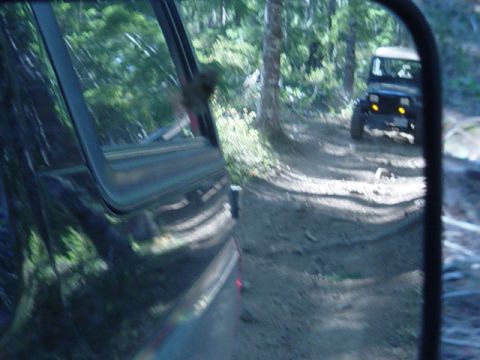 1989 Ford Bronco - Jeep in the rearveiw