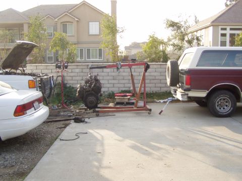 1988 Ford F-250 - Engine Pull, view 3
