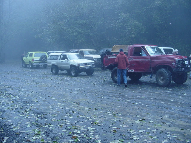 The gathering starts at Rogers camp