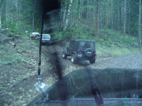 1989 Ford Bronco - On the trail...and its raining