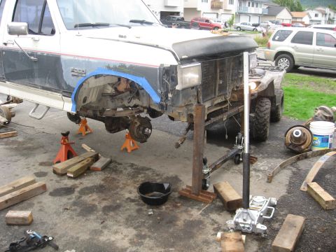 1990 Ford F-250 - Moving it over