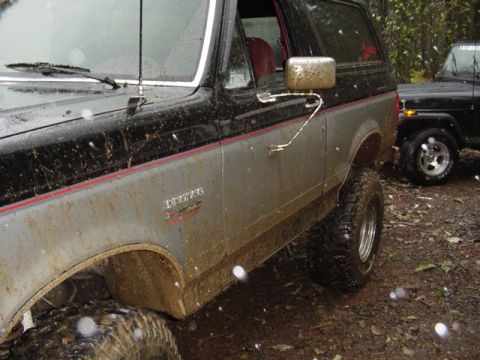 1989 Ford Bronco - I made it!!! No damage!!