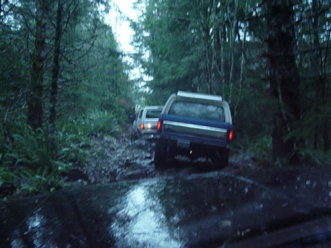 1989 Ford Bronco - Up we go on the next trail