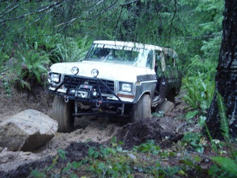 1989 Ford Bronco - Another flex shot for Bernie