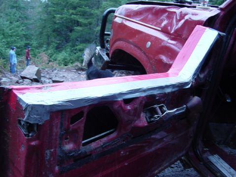 1989 Ford Bronco - Inside of Kurts 1/2 door