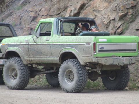 1988 Ford Bronco - This modified Ford Bronco appears to be from the late 1970s, not a 1988 model.