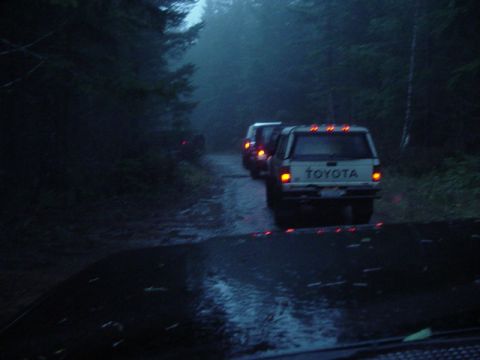 1989 Ford Bronco - On the way to firebreak, Cheistoper decides to go up saddle up hill