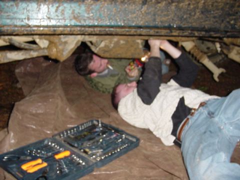 1989 Ford Bronco - Driveshaft removal