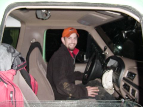 1989 Ford Bronco - Park Ranger Patrick going over the big rock