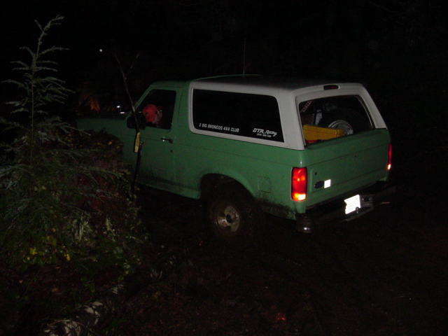 Getting stuck on a stump
