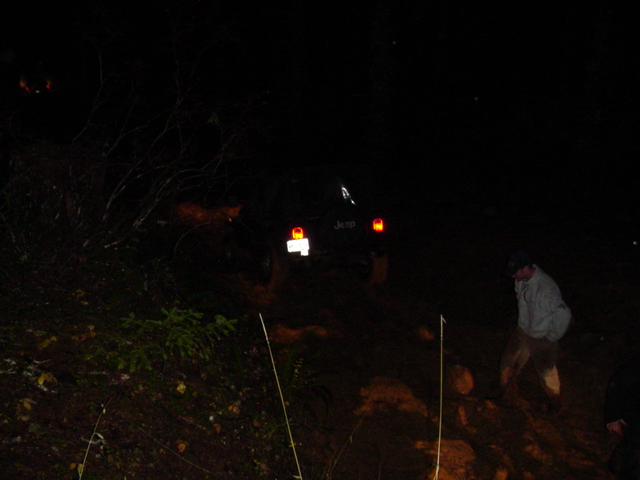 Frank after the guys hop him off of a rock