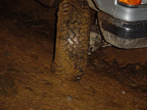 1989 Ford Bronco - My tire bending a little