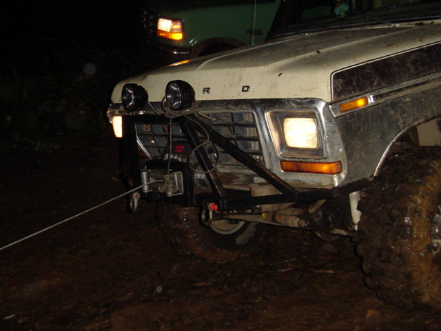 Winch hooked up