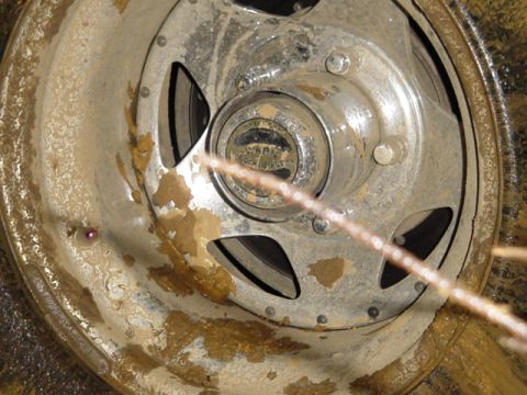 1989 Ford Bronco - The boy took a pic of my wheel for some reason