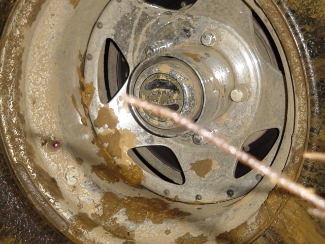 The boy took a pic of my wheel for some reason