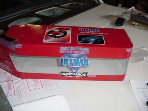 1989 Ford Bronco - Cheap lights, $53 at Baxters