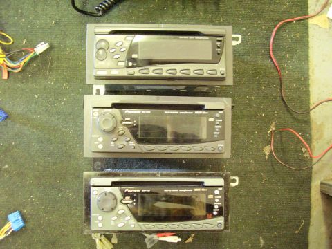 1996 Dodge 2500 - Three car stereos are visible, two of which are Pioneer brand, with associated wiring.