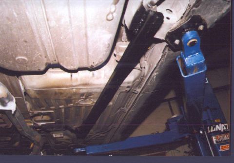 1993 Ford Taurus - Close-up of an automotive part, likely from the undercarriage of a vehicle.