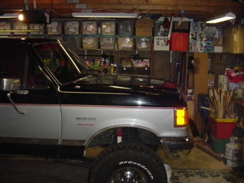 1989 Ford Bronco - This is my little garage, where I work on my stuff