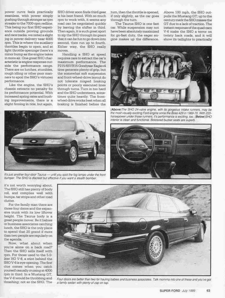 1993 Ford Taurus “Taurus SHO”