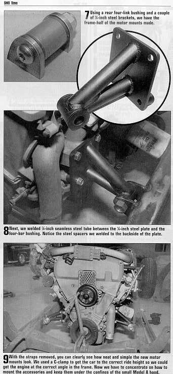 1993 Ford Taurus - This photo shows various car parts and engine components, likely from a repair or modification guide.