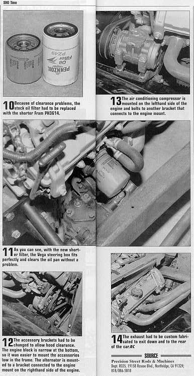 1993 Ford Taurus - This document shows engine parts and oil filters, not a 1993 Ford Taurus.
