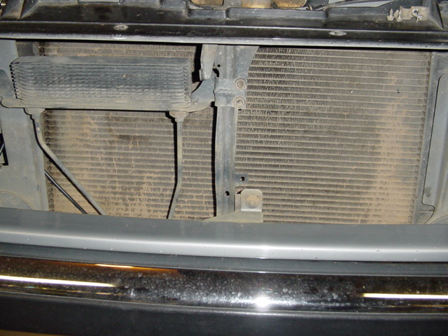 Lookit all the mud that was hiding behind the condensor