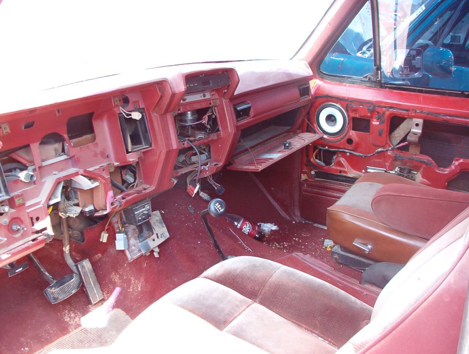 North Watkins 86 Bronco Interior