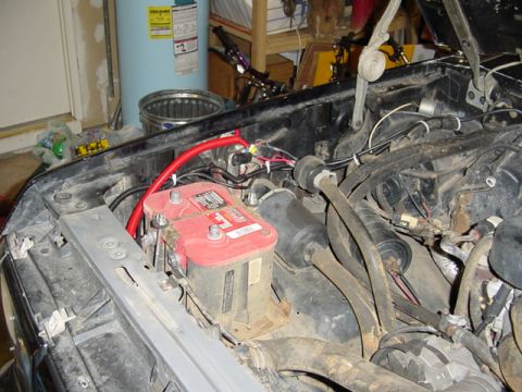 1989 Ford Bronco - Power side of the wiring