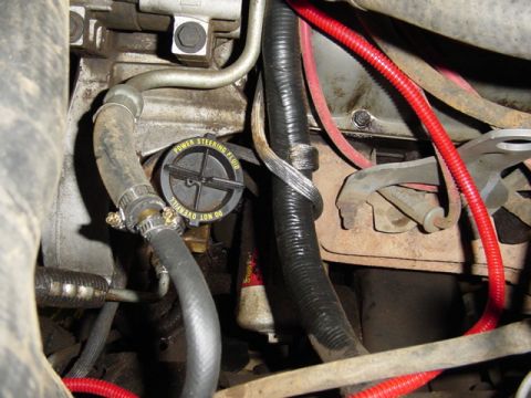 1989 Ford Bronco - Heres where I tied into the A/C line