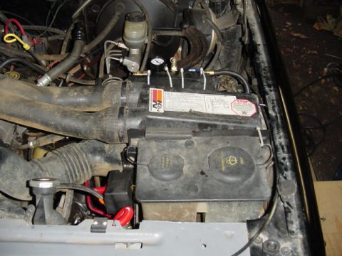 1989 Ford Bronco - Theres the whole install, ready to run