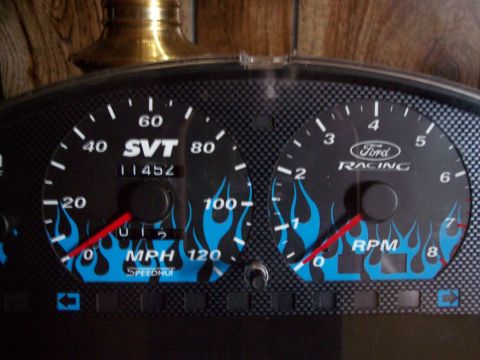 1994 Ford Probe - speed hut overlay with red sharpie mod
