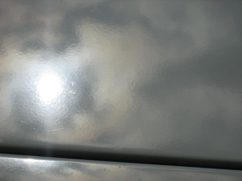 1988 Mercury Grand Marquis - after ScratchX and Cleaner Wax closeup on hood 8-10-07
