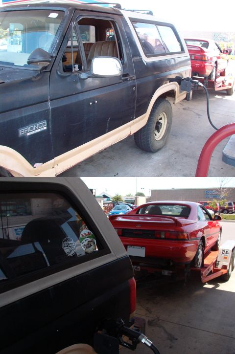 1983 Ford Bronco - Still Kickin' My g/f's nephew bought her old car away from her brother-in-law (his uncle) because the shifter is torn up & he couldn't fix…
