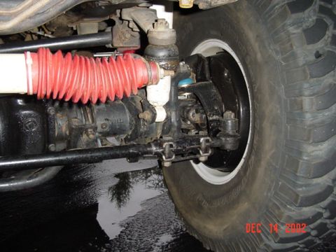 1989 Ford Bronco - Jons front end after fixing it up after 4x4 wars