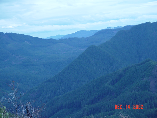 Veiw on the way up the hill