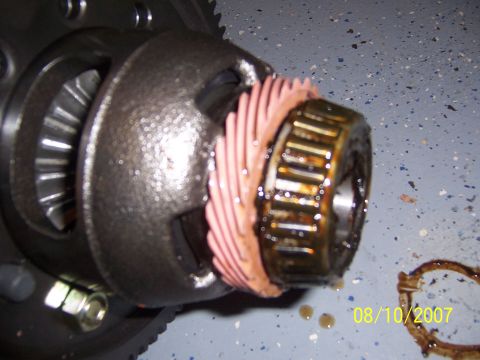 1994 Ford Probe - Speedometer gear held in place with bearing. File chamfer on internal diameter of gear that faces the center of the LSD. This would be the…