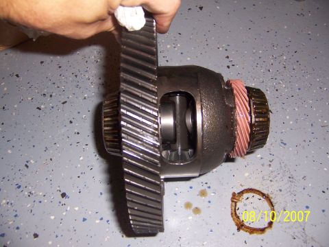 1994 Ford Probe - Side view of LSD with bearings