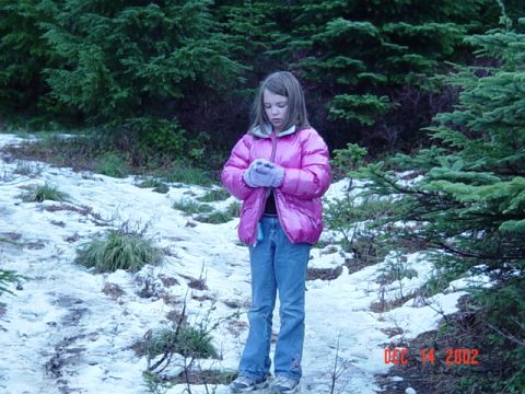 1989 Ford Bronco - The girl making a snowball