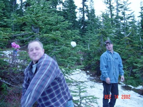 1989 Ford Bronco - Frank showing how the girl throws snowballs