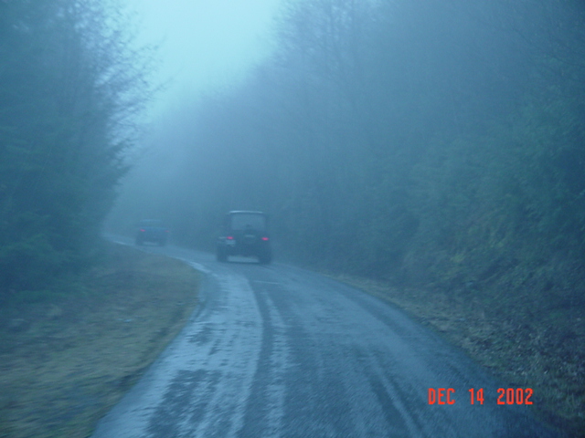 On the way to the next spot I took some pics of the jeep, I was trying to get the water spray from the tires, but just got some weird pics