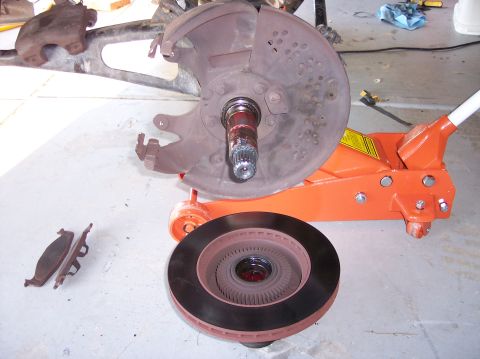 1996 Ford Bronco - Caliper and Hub Off