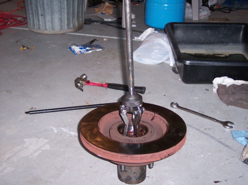 Bearing and Race Tool Ready for Work
